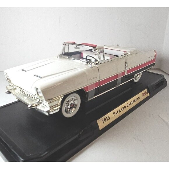 1955 Packard Caribbean 1:18 Diecast Convertible Hood Doors Open Moveable Wheels - Picture 2 of 16